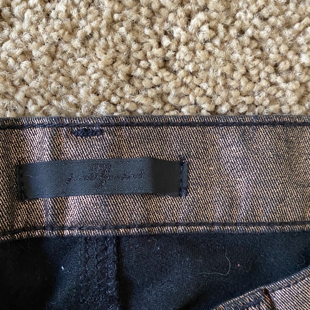 7 for all mankind metallic jeans size 26 - Picture 2 of 7